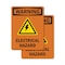 Signmission Electrical Hazard With Symbol OSHA Warning Sign, Aluminum, 7in W x 10in L, 2PK OS-2PACK-WS-A-710-V-13128 - alternate 1